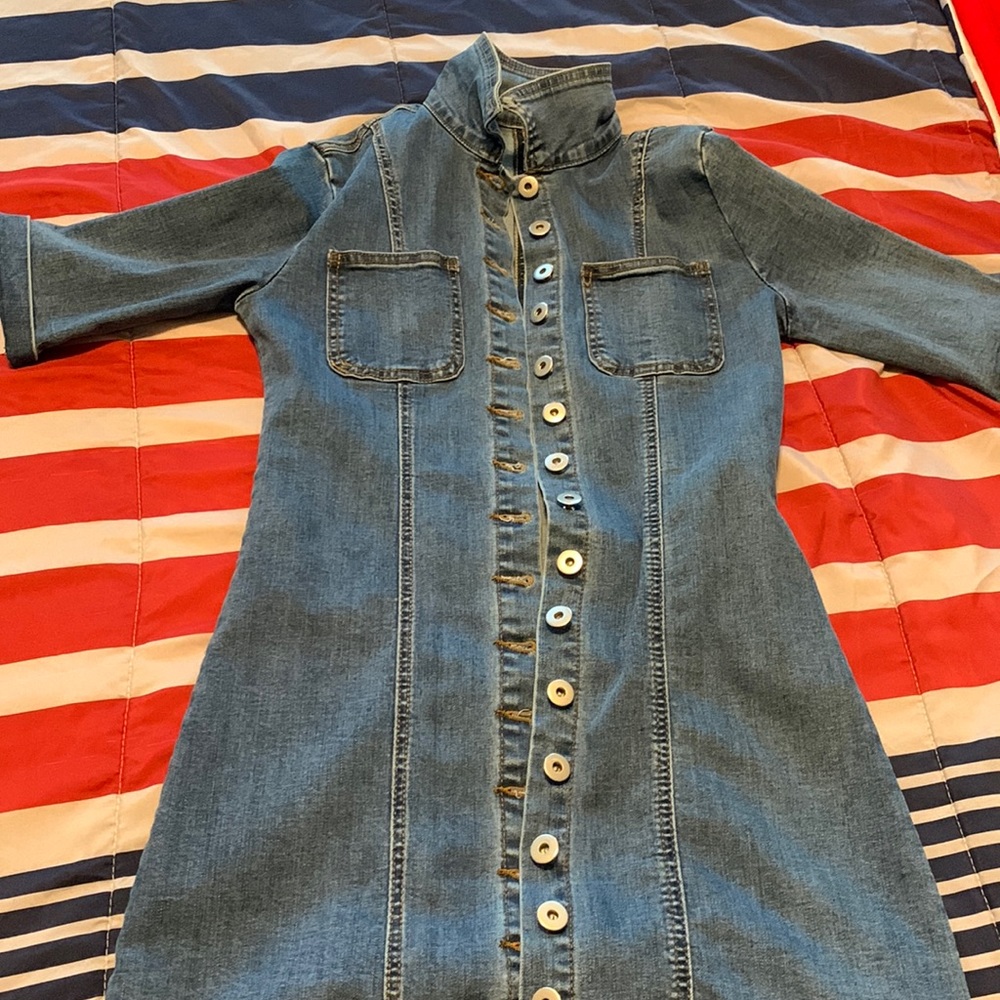 Denim dress